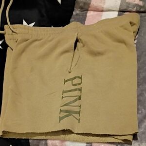 PINK Victoria's Secret Women's Beige Athletic Shorts